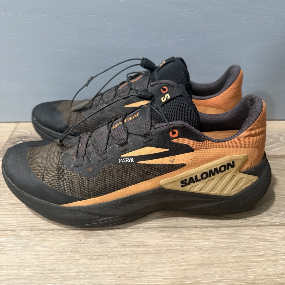 Salomon Genesis Matryx Dragon Fire Mens Size 10 US L47526100 Trail Running Shoes